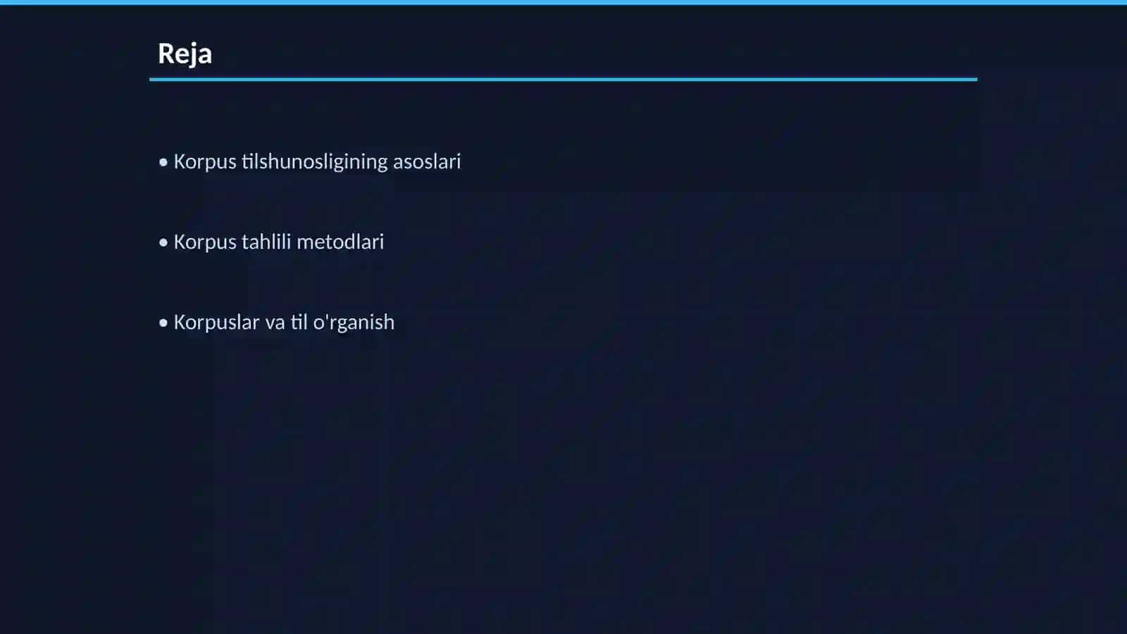 Korpuslar orqali tilshunoslik ustida yangi yoritishlar 2