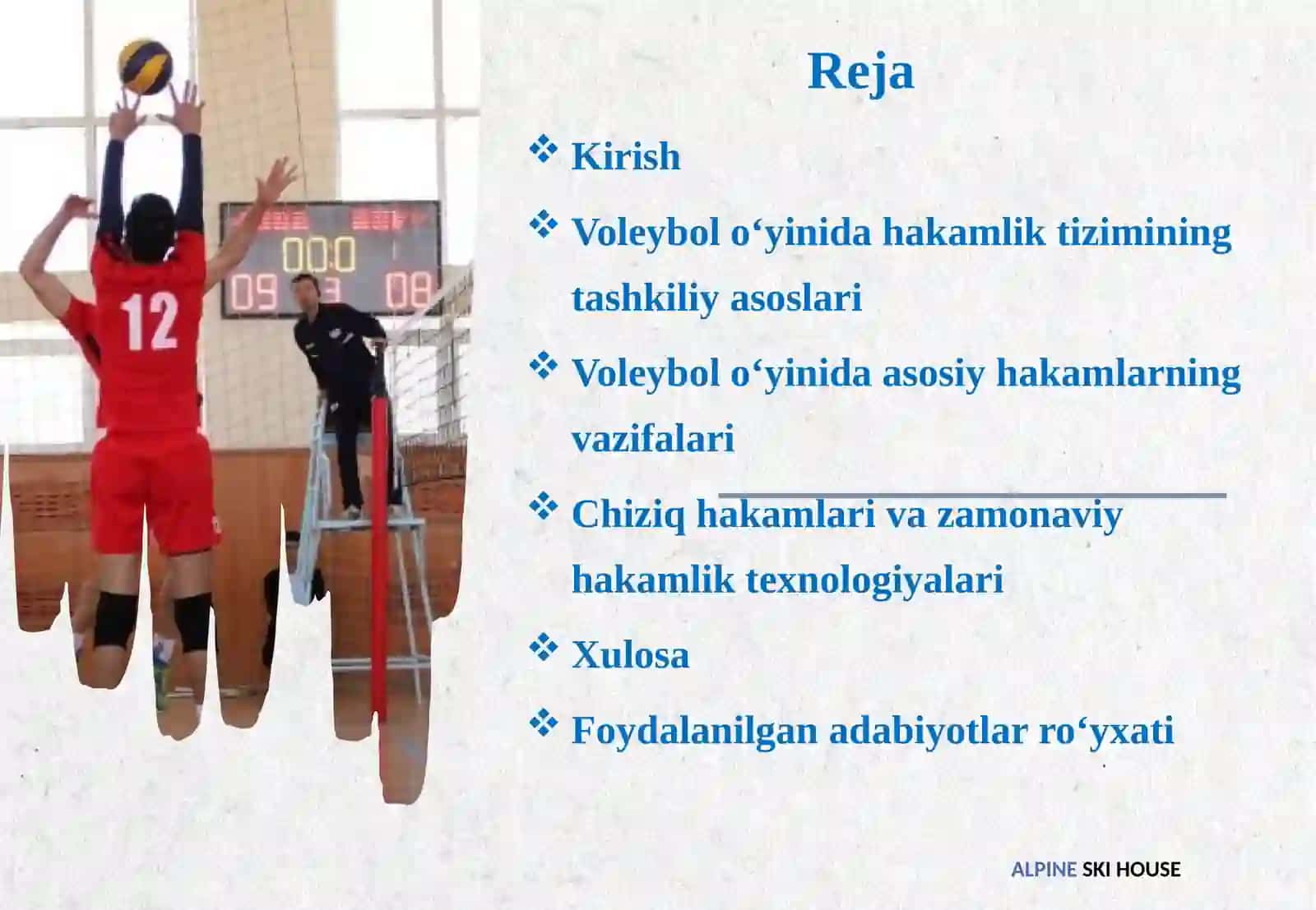Voleybol o‘yinida hakamlar tarkibi va ularning vazifalari 2
