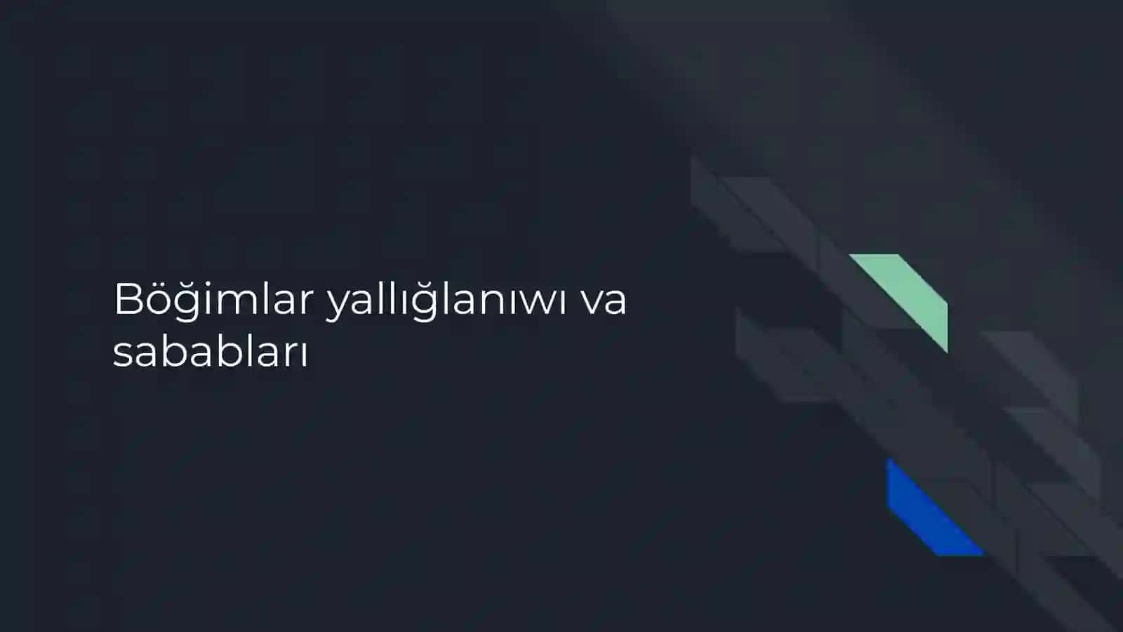 Böğimlar yallığlanıwı 2