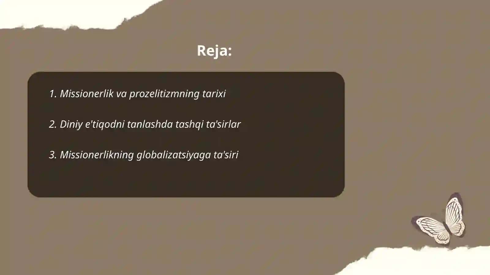 Missionerlik va prozelitizmning tarixi 2