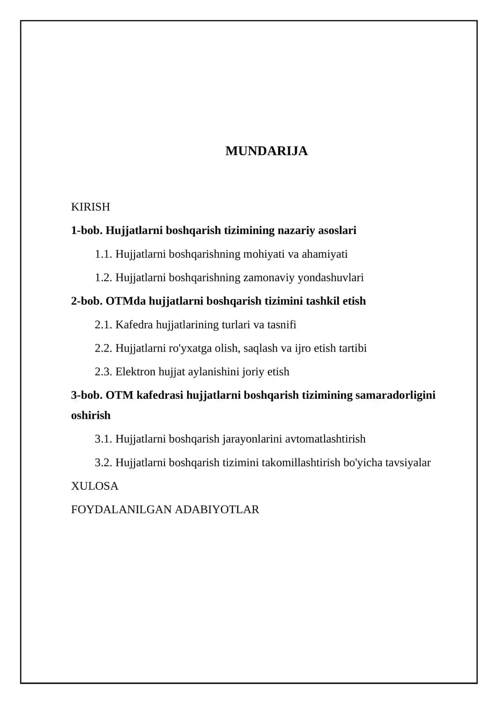 OTM kafedrasi hujjatlarni boshqarish tizimi 2