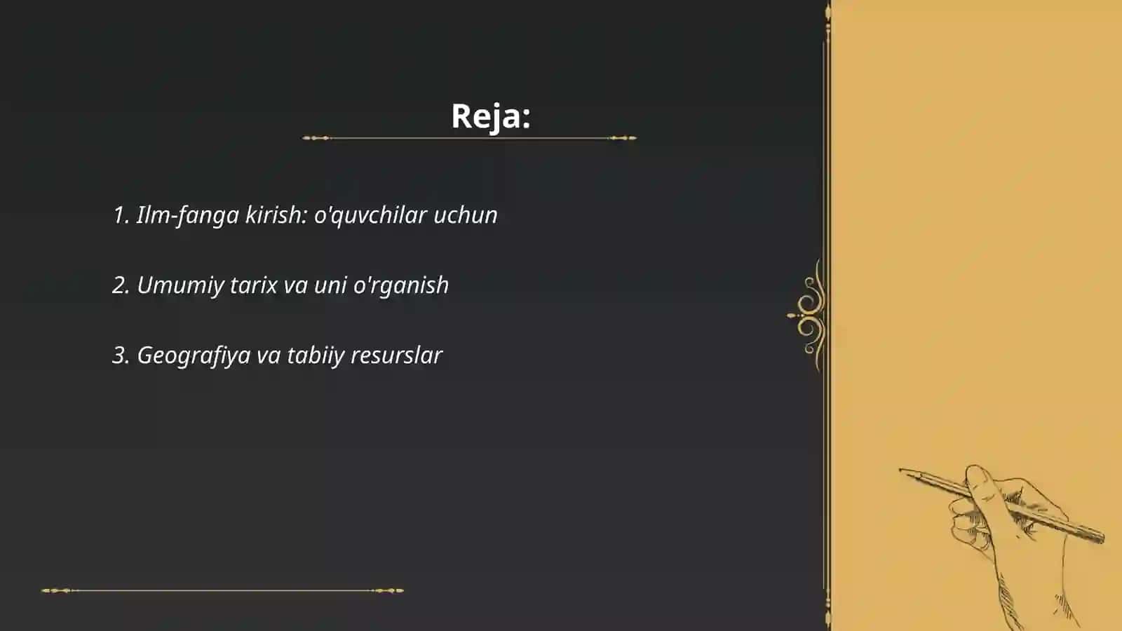 Ilm-fanga kirish: o'quvchilar uchun 2