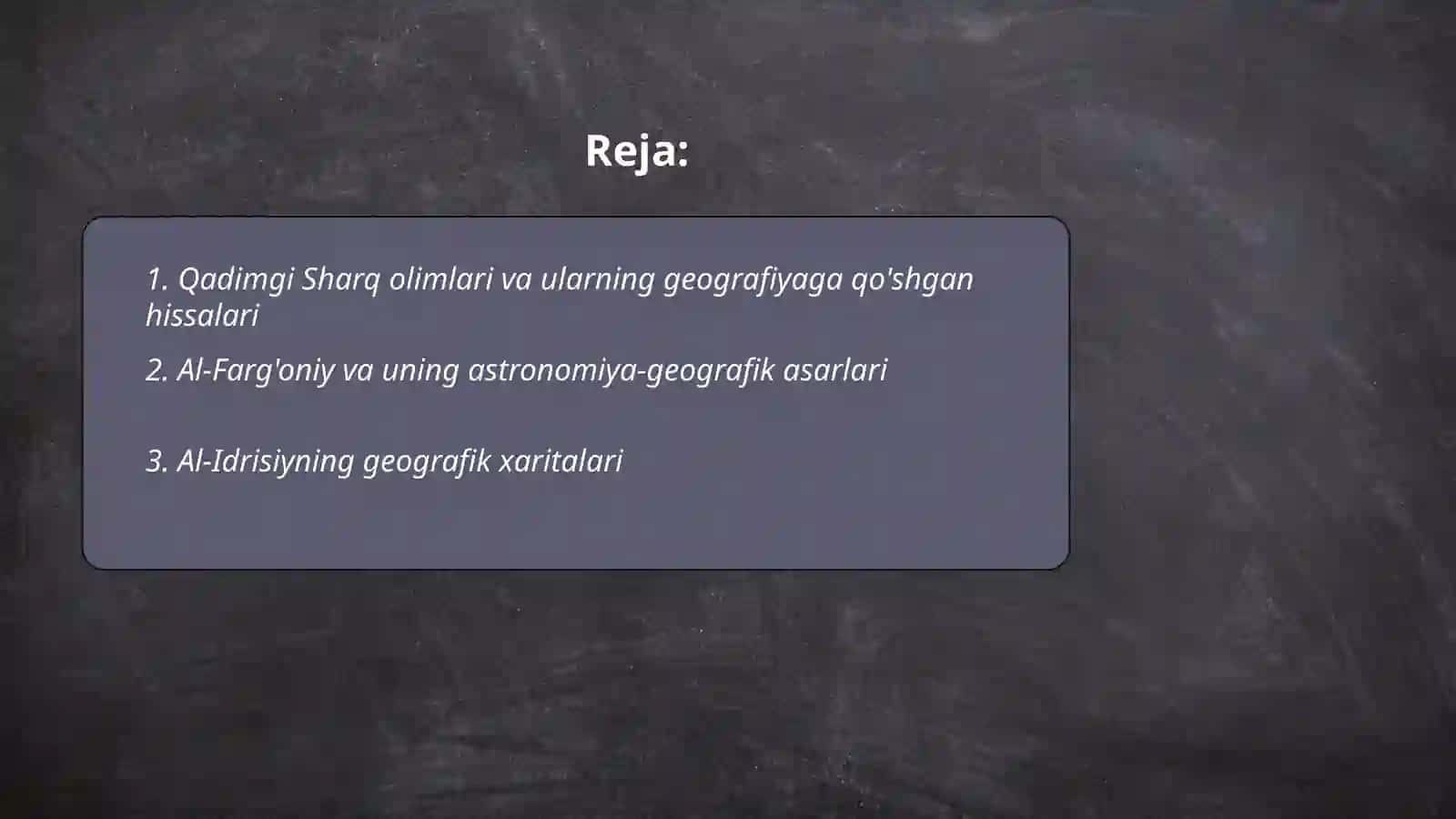 Qadimgi Sharq olimlari asarlarida tasviriy geografiya 2