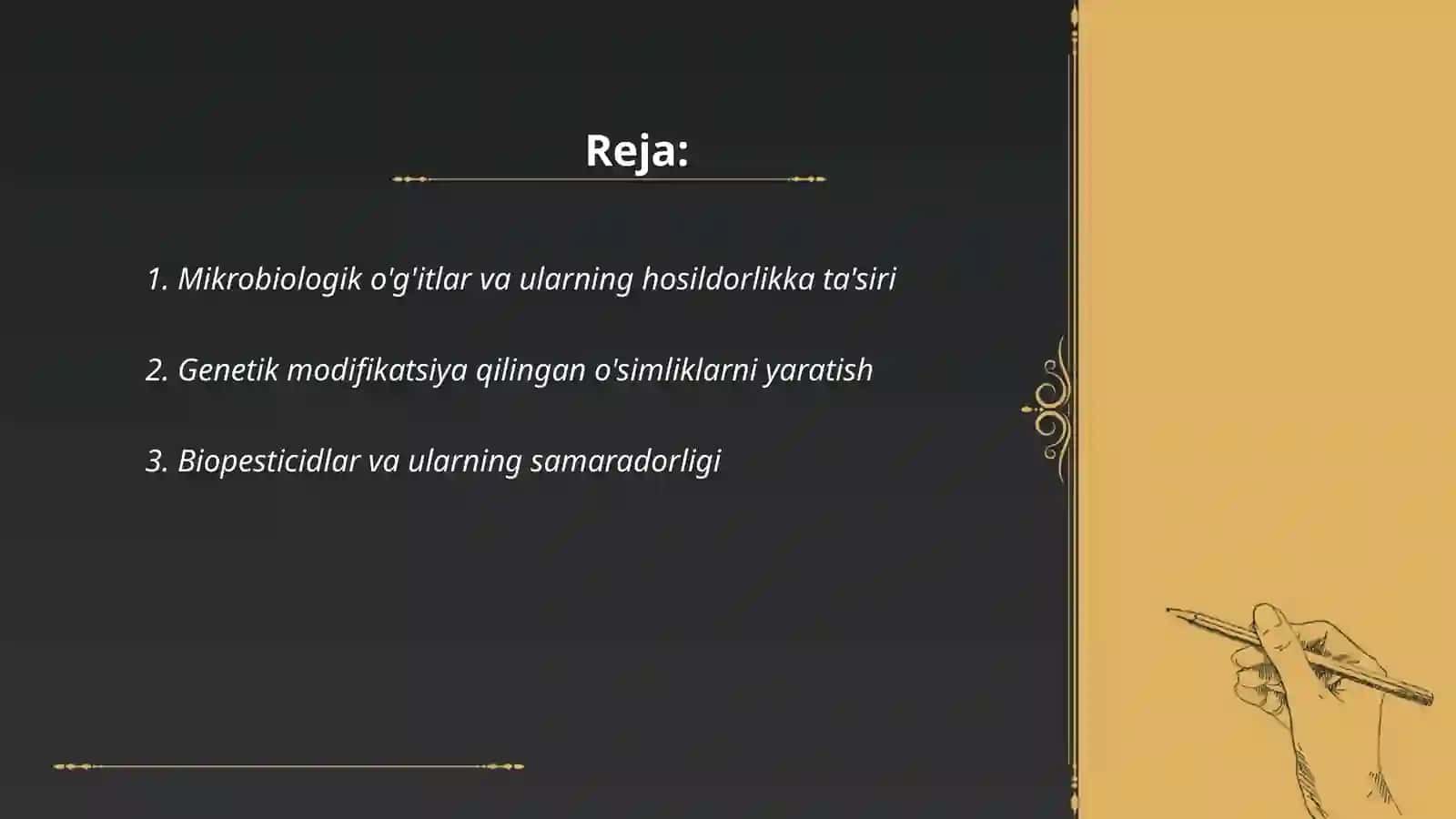 Hosildorlikni oshirish biotexnologiyasi 2
