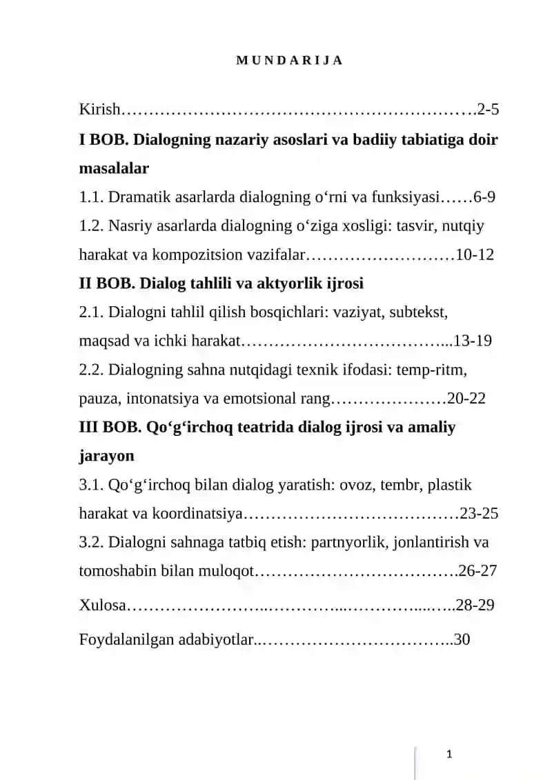 DRAMATIK VA NASRIY ASARLARDA DIALOGLAR TAHLILI VA IJROSI 2