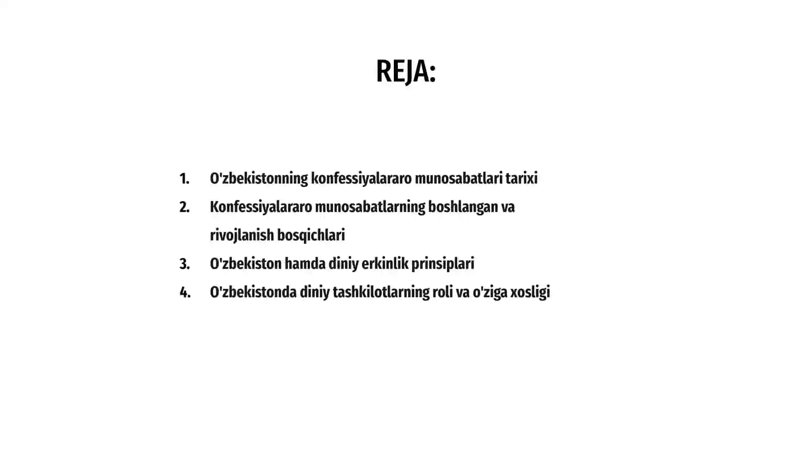 O'zbekiston konfessiyalararo munosabatlari tarixi 2