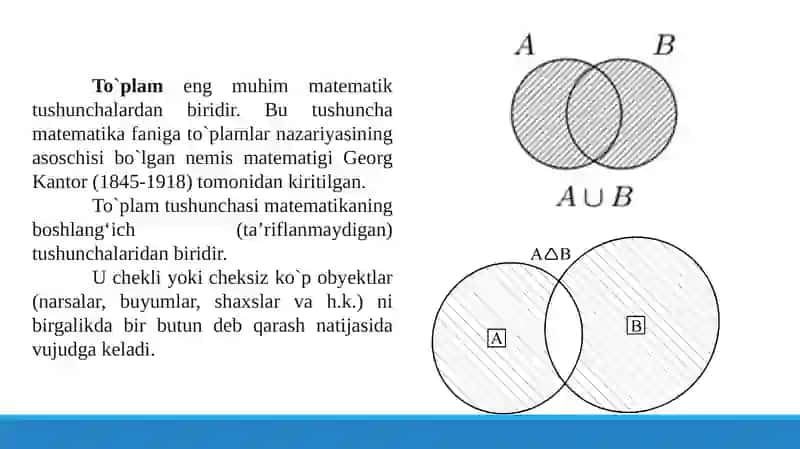 Kesishmaydigan to’plam ostilari va birlashmalarini qidirish algoritmi. NP-to’liq masalalar. NP-to’liq masalalarga keltirish usullari. 2