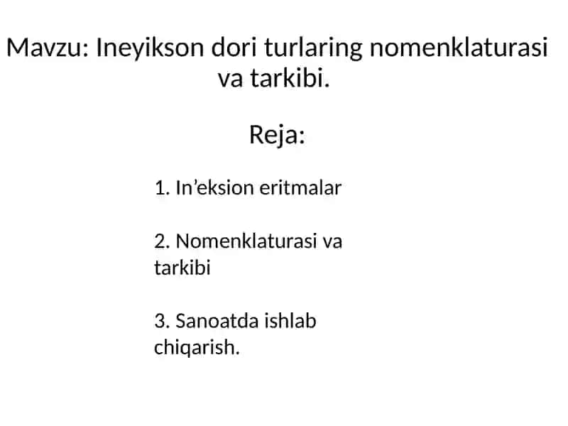 Ineyiksondoriturlaringnomenklaturasivatarkibi 2