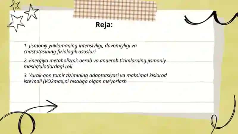Jismoniy tarbiya mashg‘ulotlarida jismoniy yuklamalarni meʼyorlashni fiziologik asoslash 2