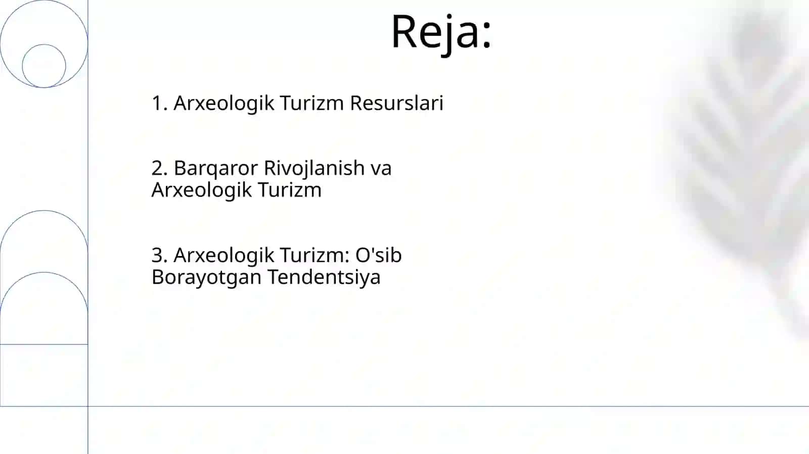 Arxeologik Turizm VA bu turning resurslari 2