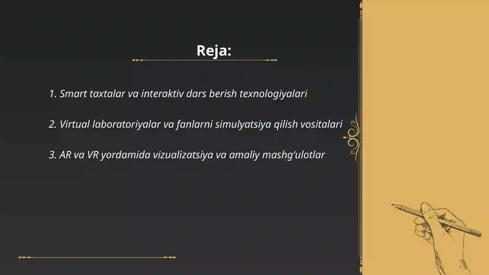Zamonaviy òquv-texnik vositalari va ularning imkoniyatlari 2