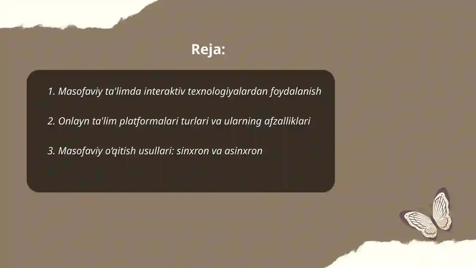 Masofali taʼlim texnologiyalari 2