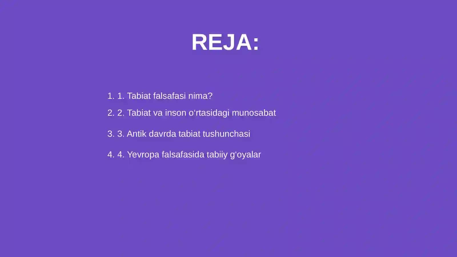 Tabiat falsafasi 2