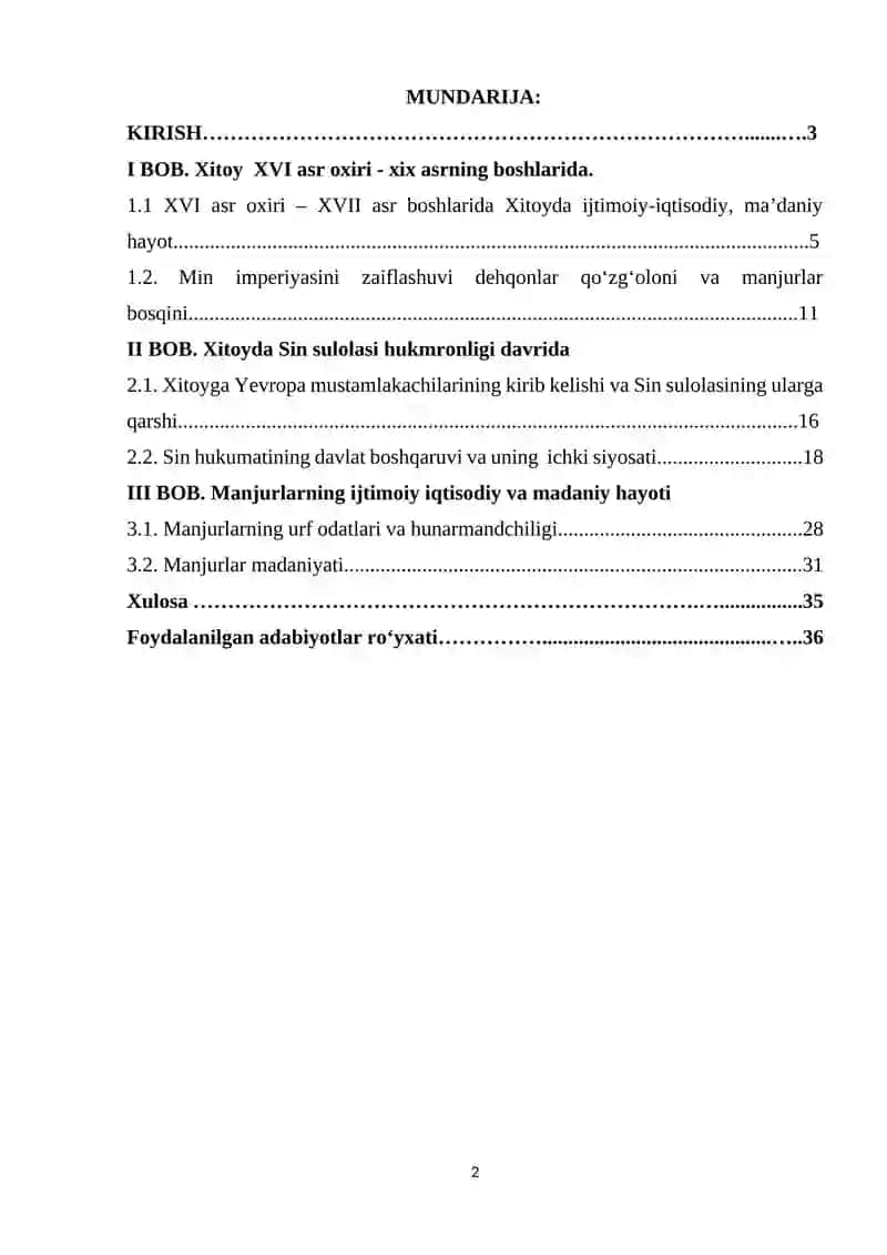 Xitoyda Manjurlar Hukmronligi 2