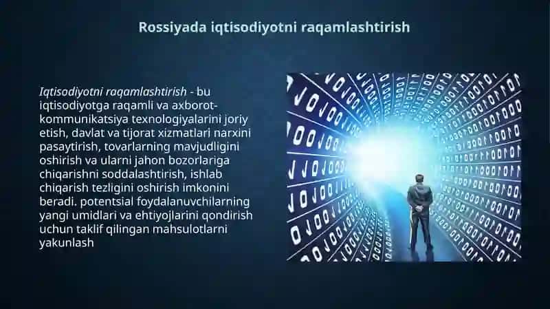 Rossiyada iqtisodiyotni raqamlashtirish 2