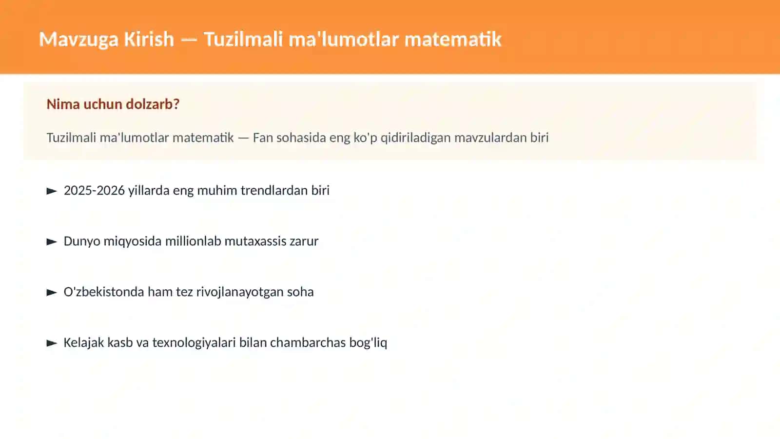 MATEMATIKA ZAMONAVIY 2