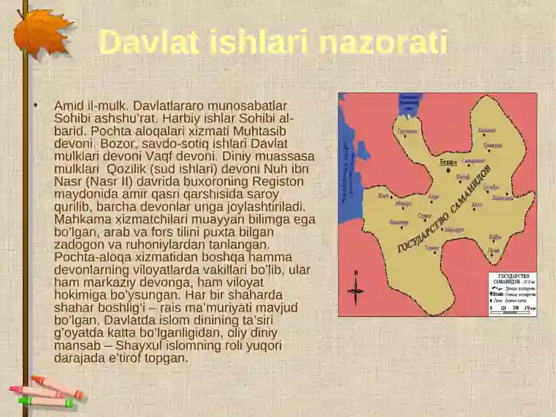 Somoniylar davlat boshqaruvi 2