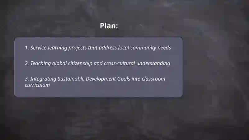 Changing the world from the classroom 2