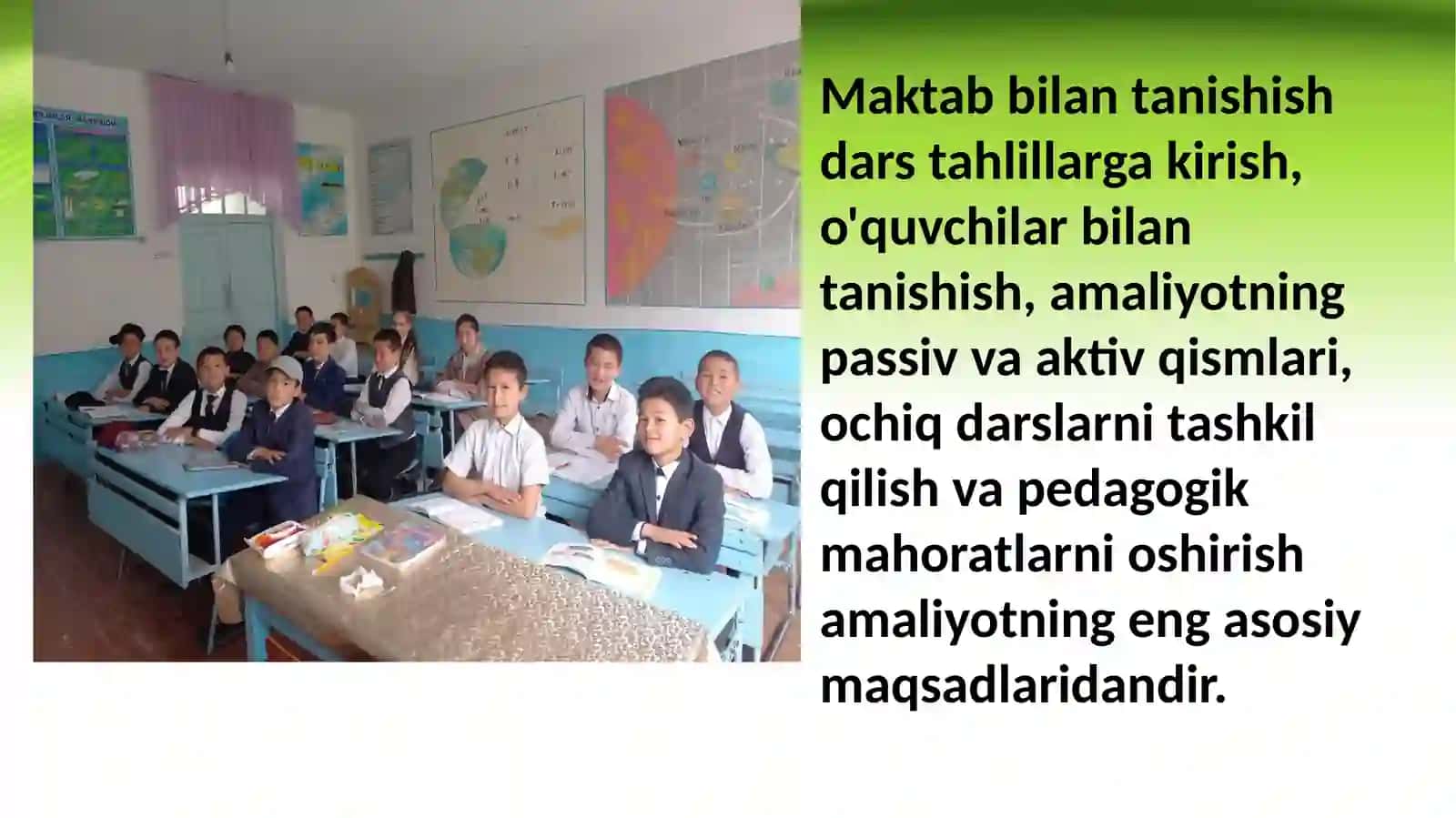 MAVZU: GEOGRAFIYA VA EKOLOGIYA FAkULTETI, GEOGRAFIYA O'QITISH METODIKASI 2