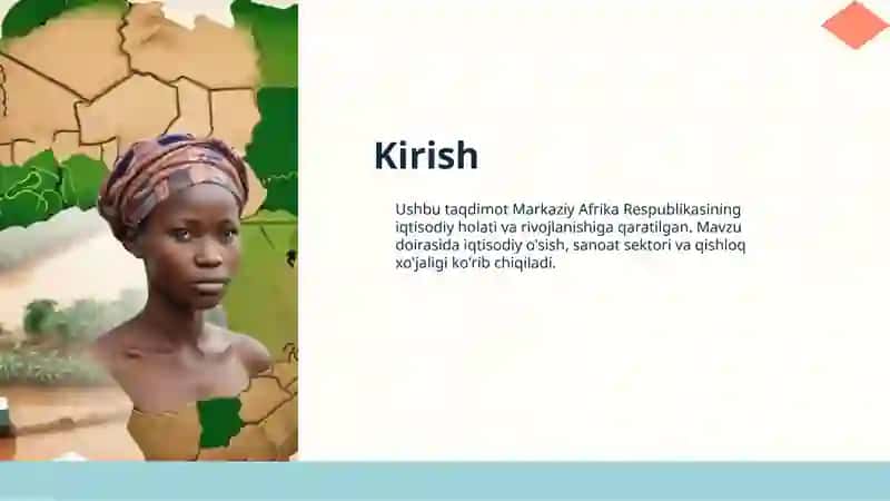 Markaziy Afrika Iqtisodiy Holati va Rivojlanishi 2