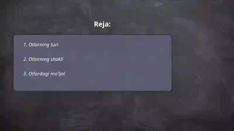 Ot so'z turkumi 2