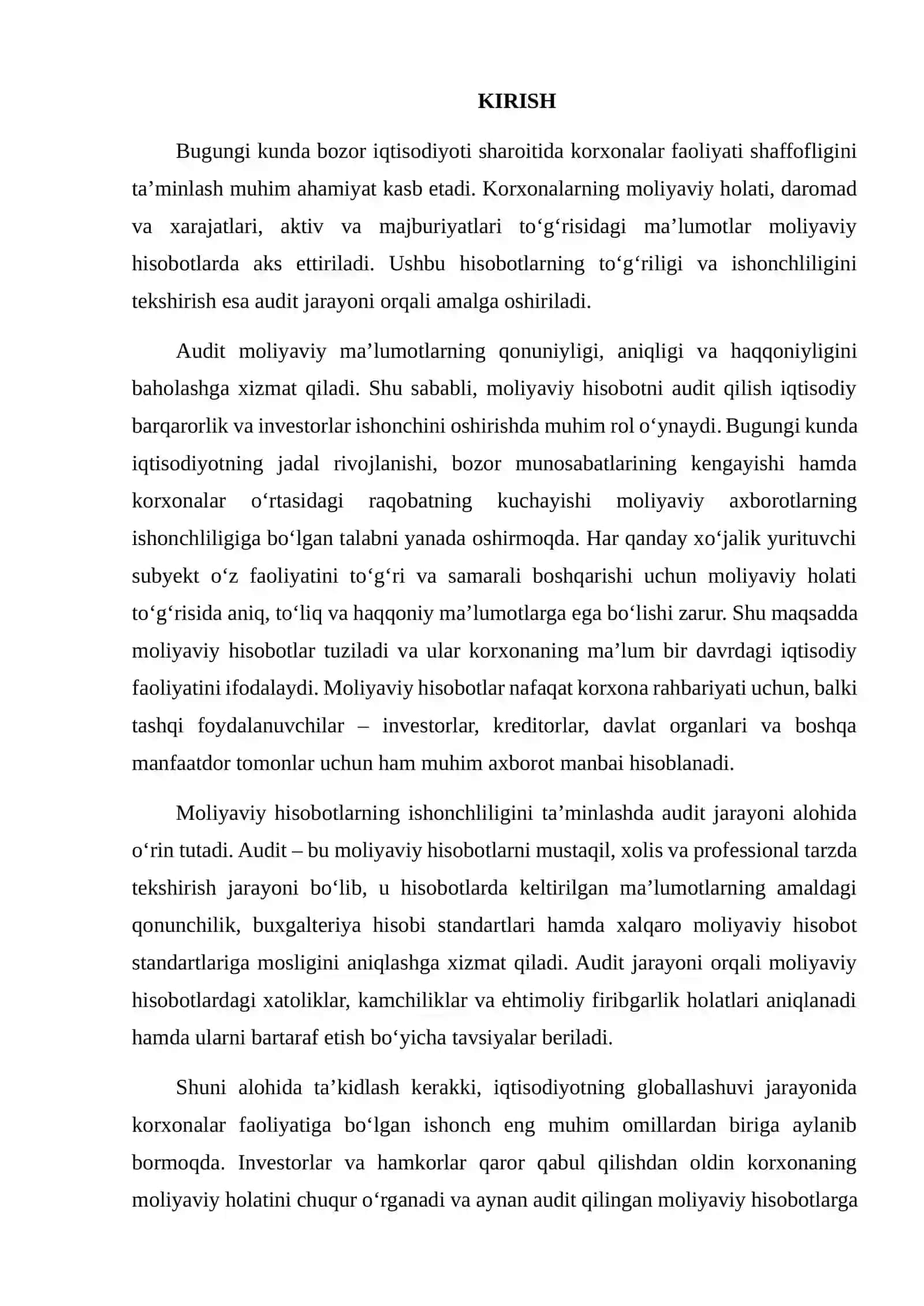 MOLIYAVIY HISOBOTNI AUDIT QILISHNING AHAMIYATI 2