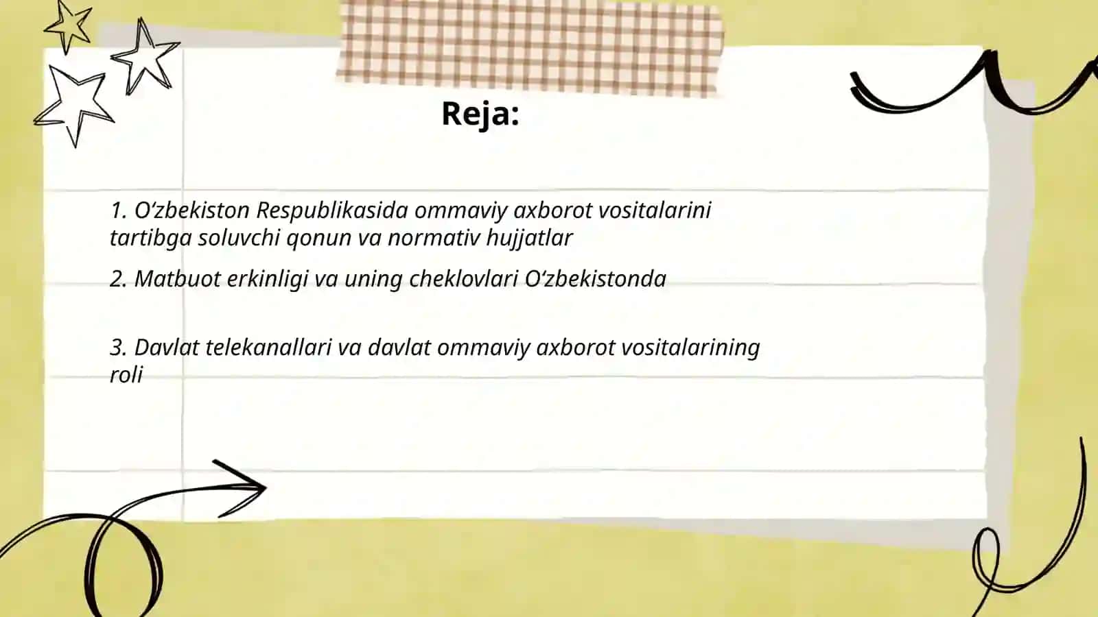Oʻzbekiston Respublikasida ommaviy axborot vositalarining faoliyati 2