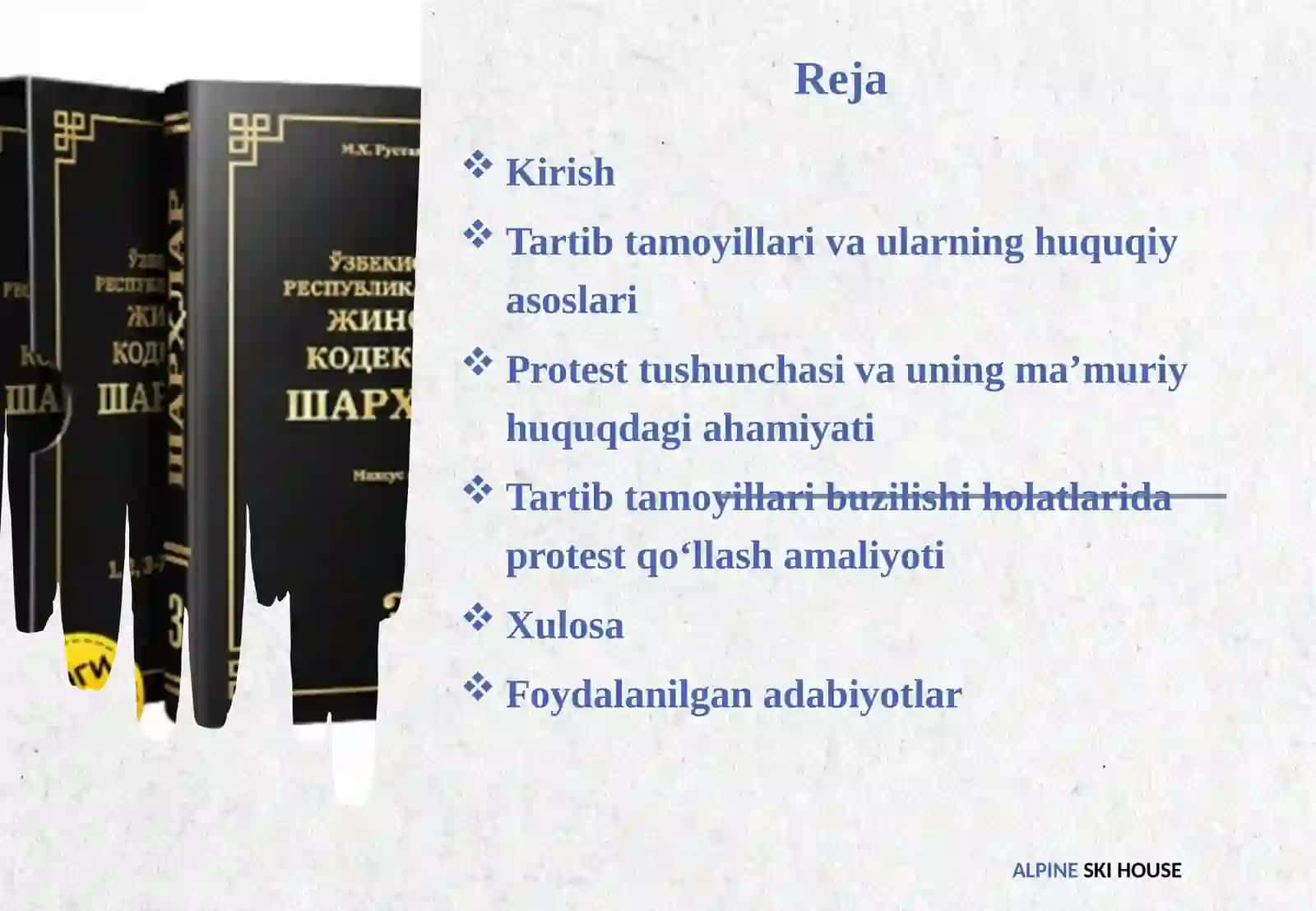 Tartib tamoyillar bilan bogʻliq protest 2