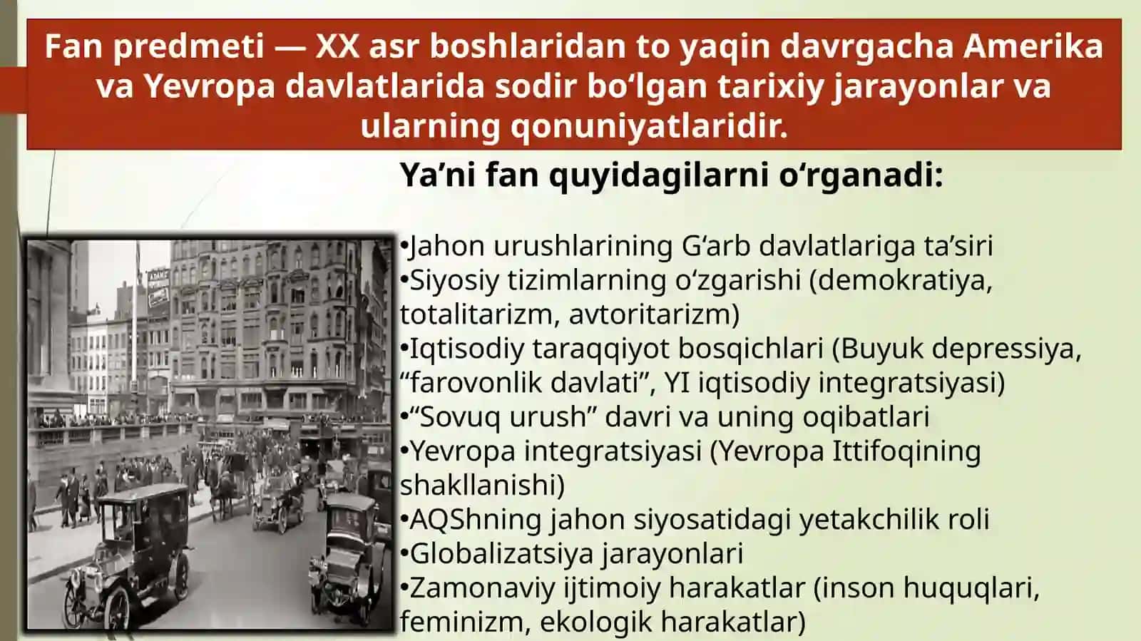 IKKINCHI JAHON URUSHIDAN KEYINGI YILLARDA YEVROPA VA AMERIKA MAMLAKATLARI RIVOJLANISHINING ASOSIY YO‘NALISHLARI 2
