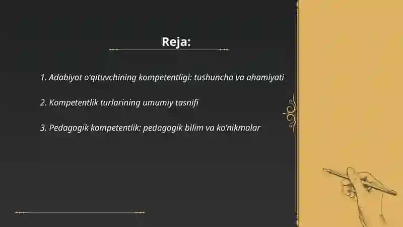 Zamonaviy adabiyot darslari va unga qoʻyiladigan talablar, ularni tashkil etishning shakl va usullari 2