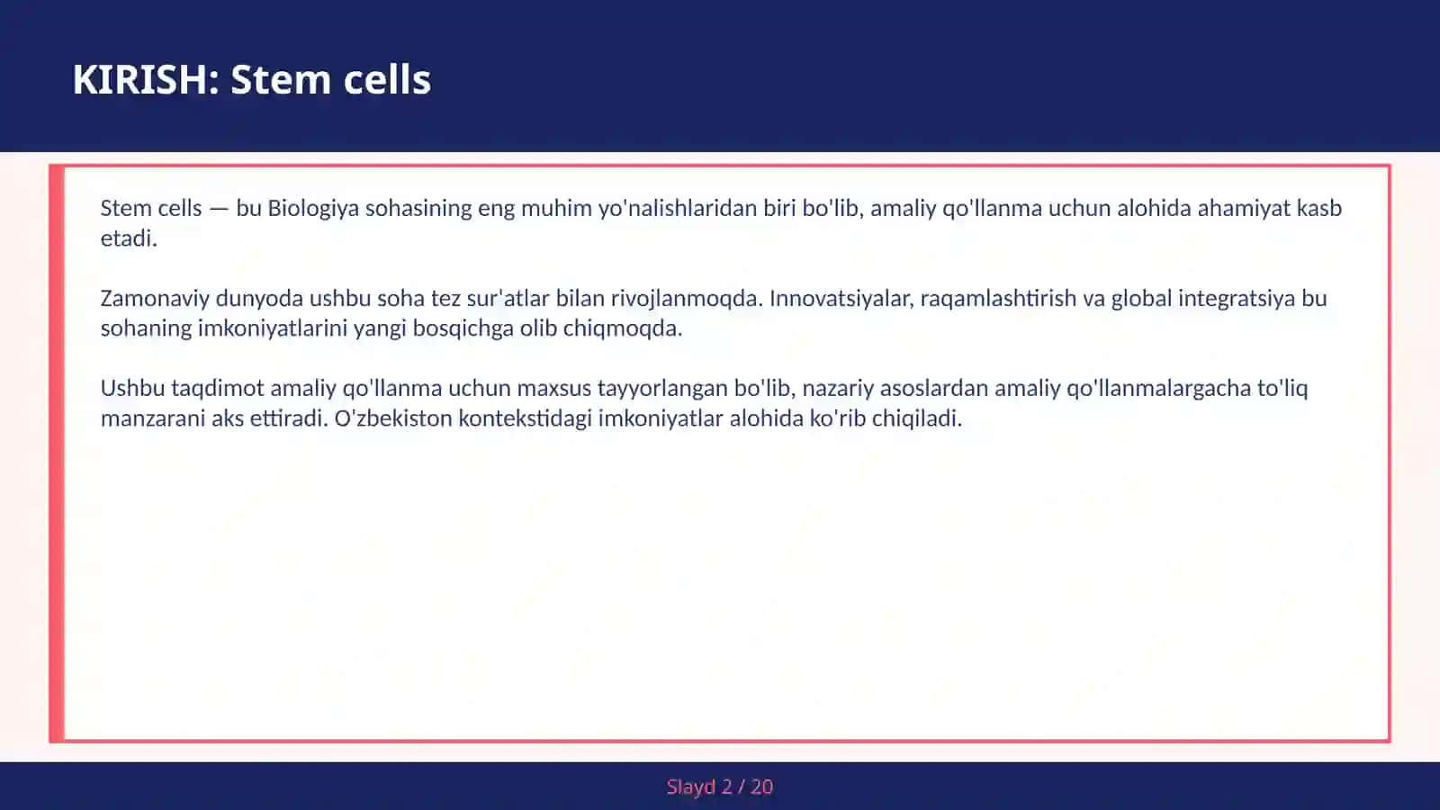 Stem cells 2