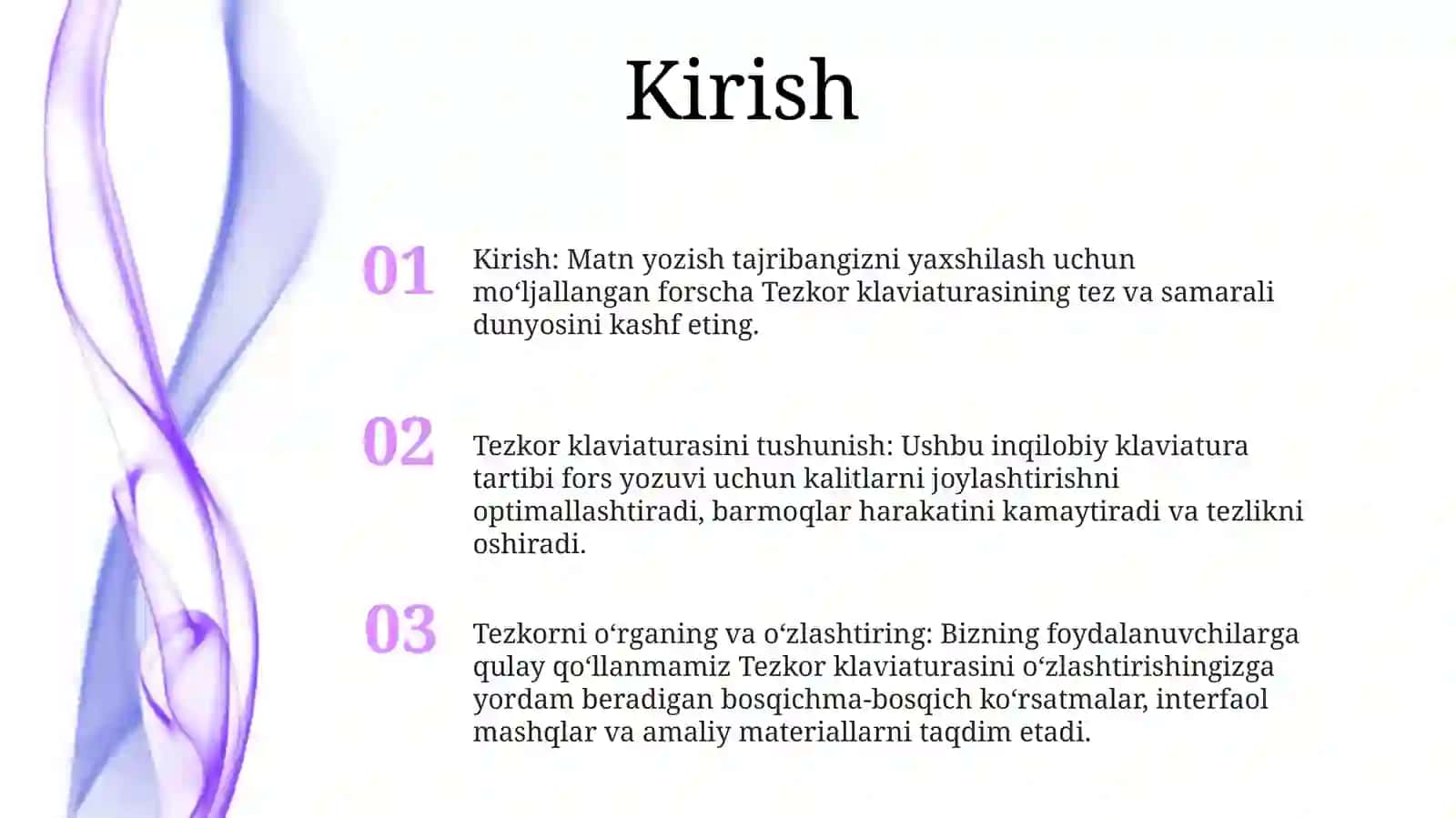 Tezkor Klaviaturadan Foydalanish 2