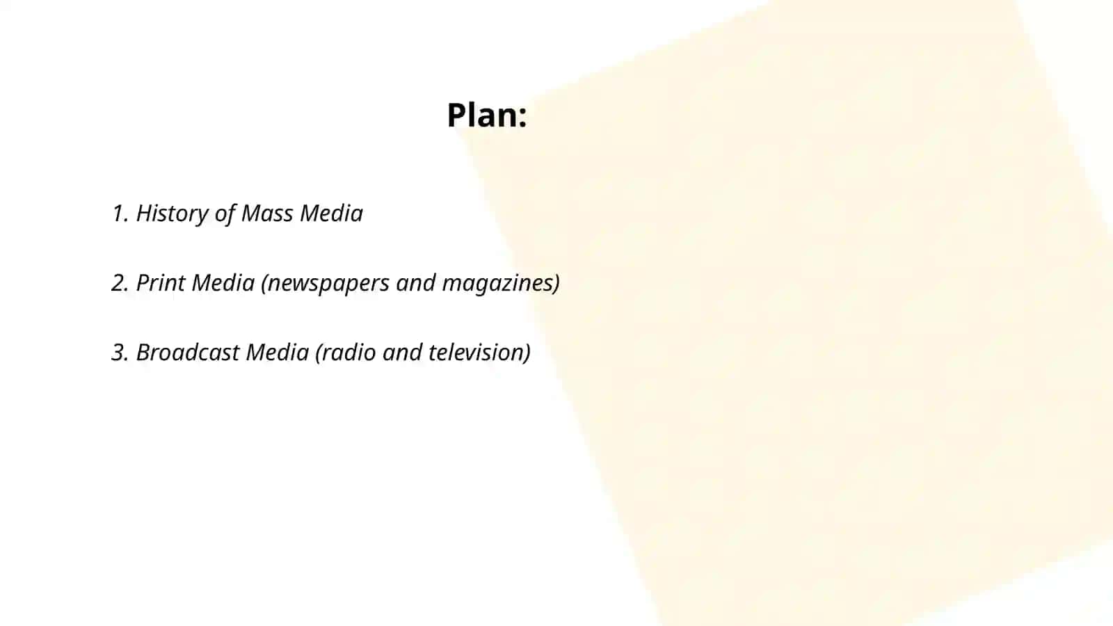 Mass Media 2