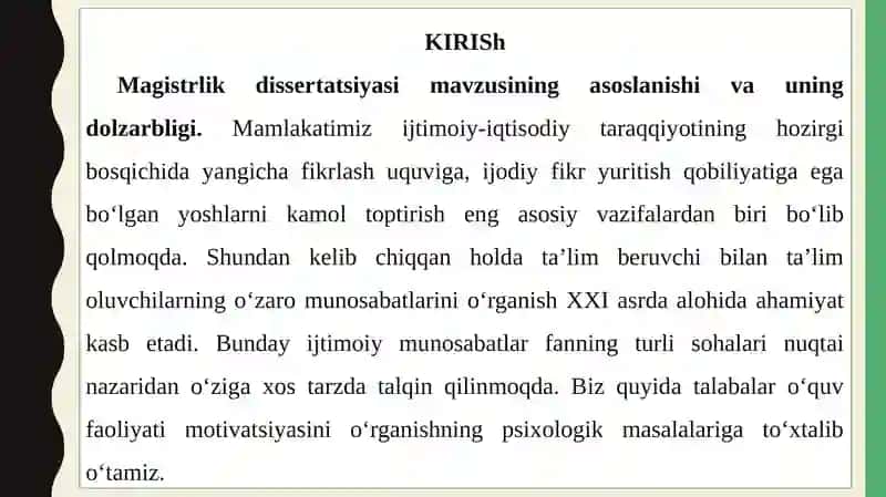ТАLABALARDA KASBGA MOTIVATSION YO’NALGANLIKNING IJTIMOIY PSIXOLOGIK JIHATLARI 2