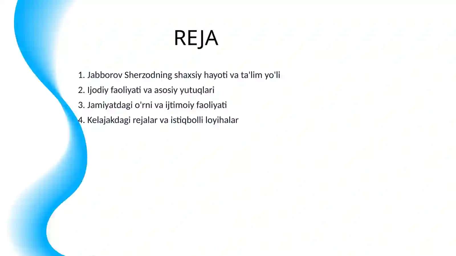 Sherzod Jabborov haqida 2