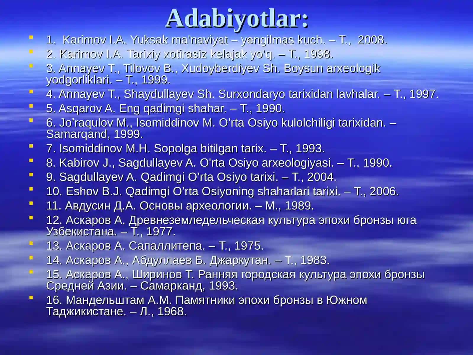 Bronza davri va Bronza qurollarining xususiyati 2