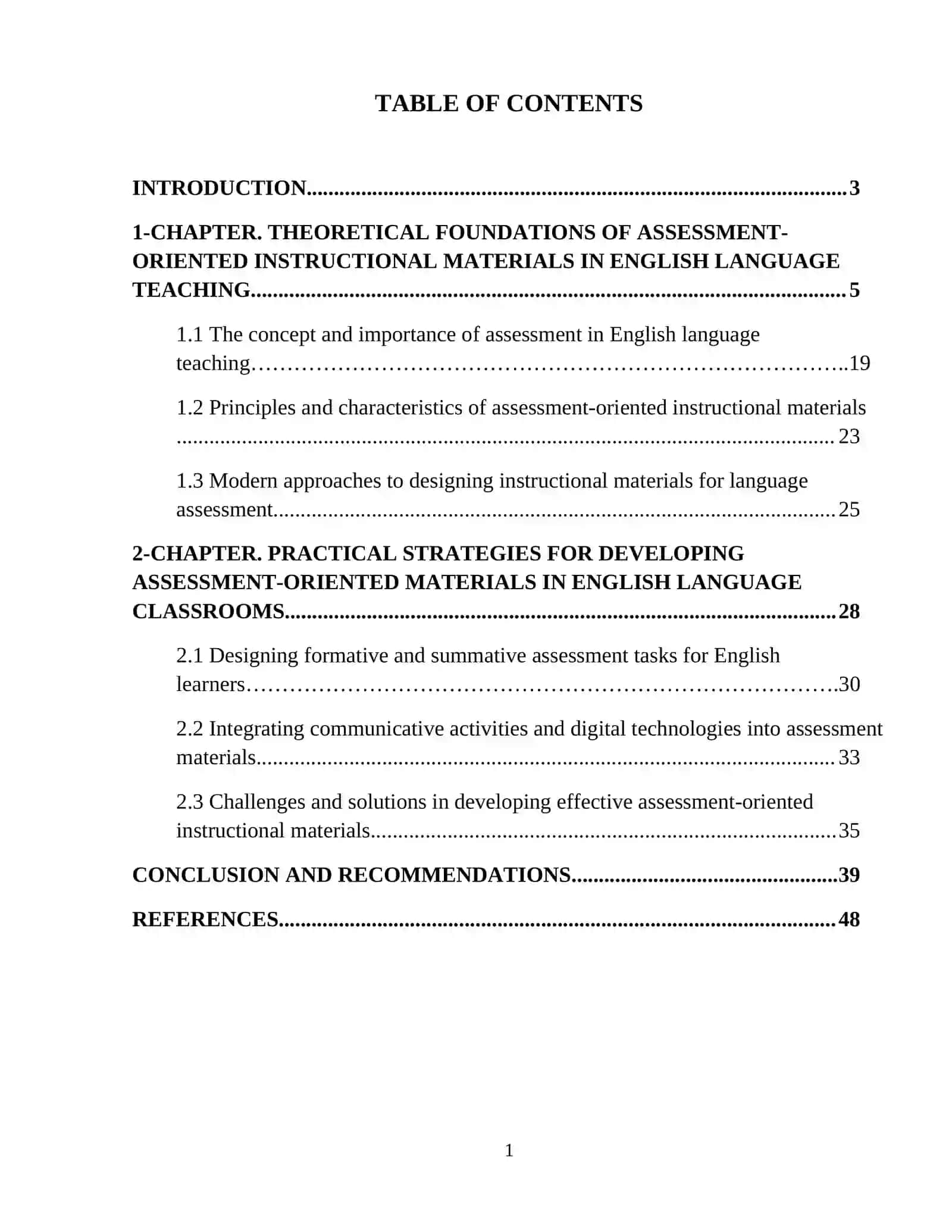 THEORETICAL FOUNDATIONS OF ASSESSMENT-ORIENTED INSTRUCTIONAL MATERIALS IN ENGLISH LANGUAGE TEACHING 2