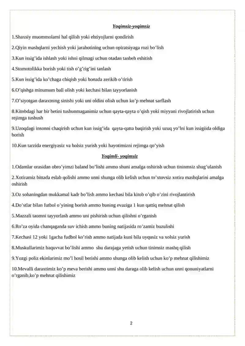 Konfliktning birinchi turi 2