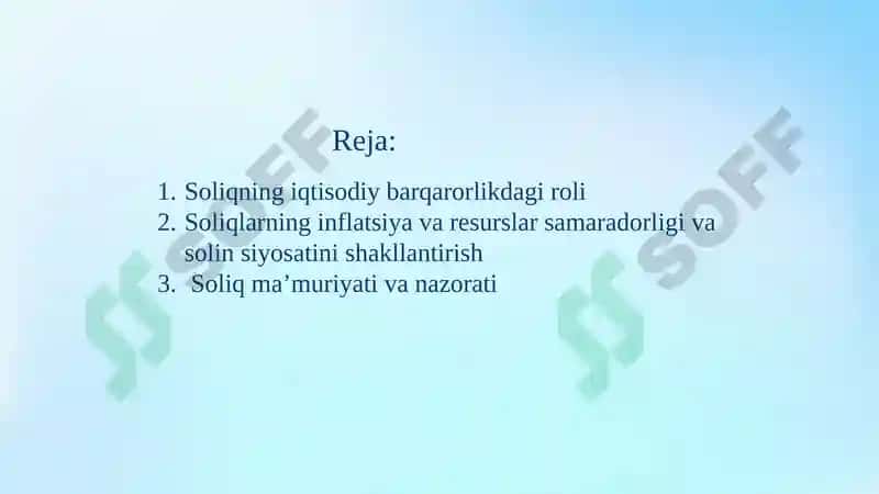 Soliqlarning makroiqtisodiy mohiyati va roli 2