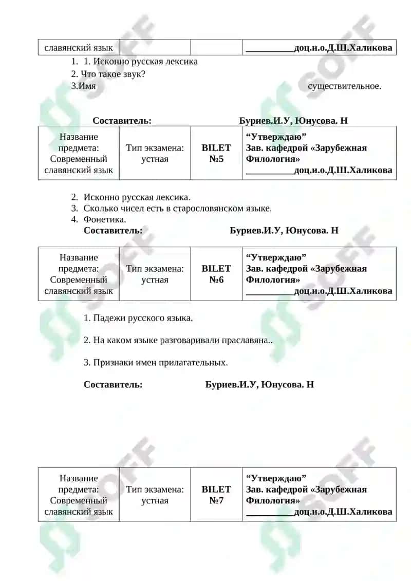 Современный славянский язык 2