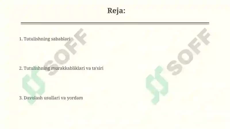 Logonevroz kasalliging kelib chiqish sabablari va asoratlari 2