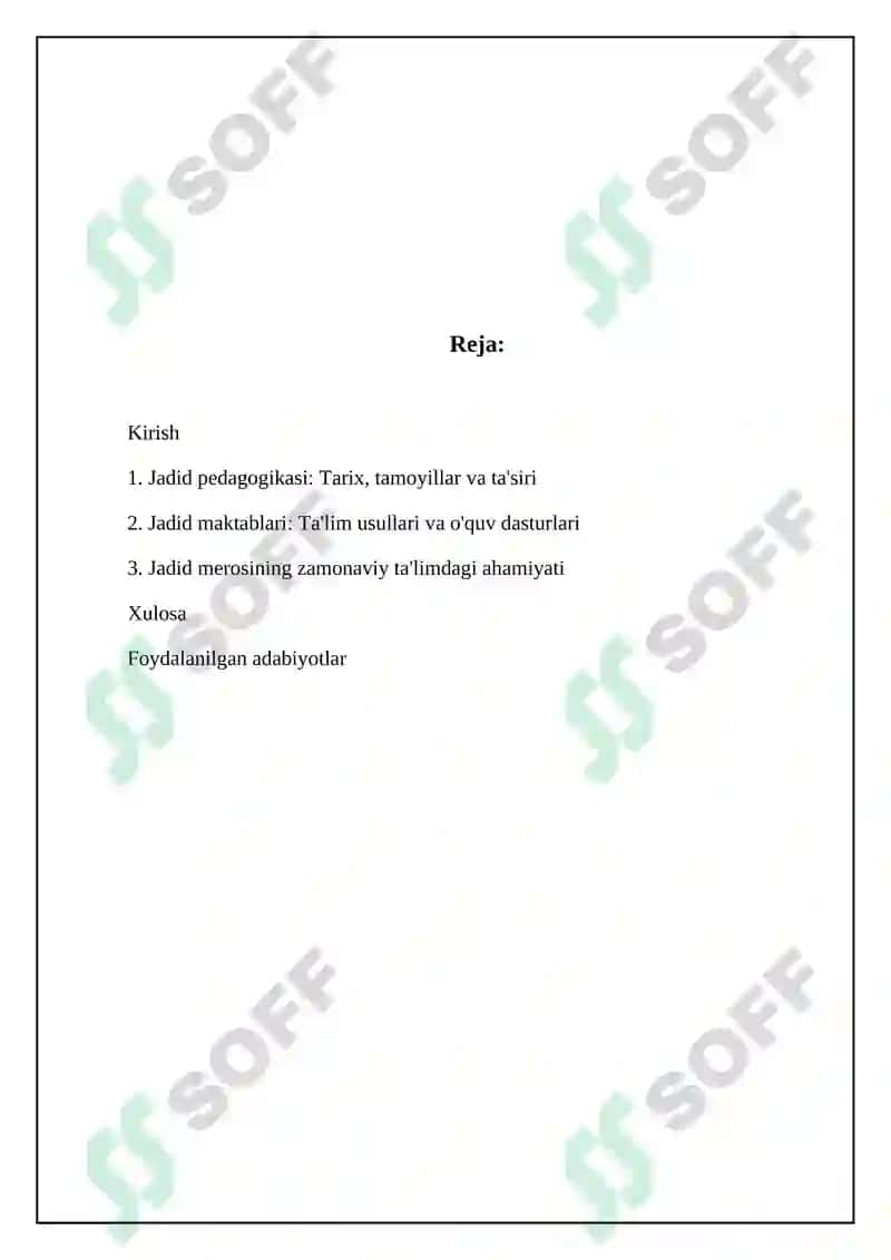 Jadid pedagogikasi va uning tarixiy ahamiyati 2