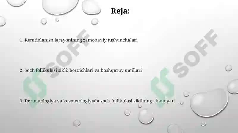 Keratinizatsiya jarayonlari haqida zamonaviy tasavvurlar 2