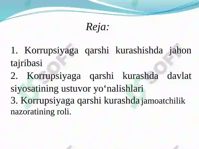 Korrupsiyaga qarshi kurash mexanizmlari 2