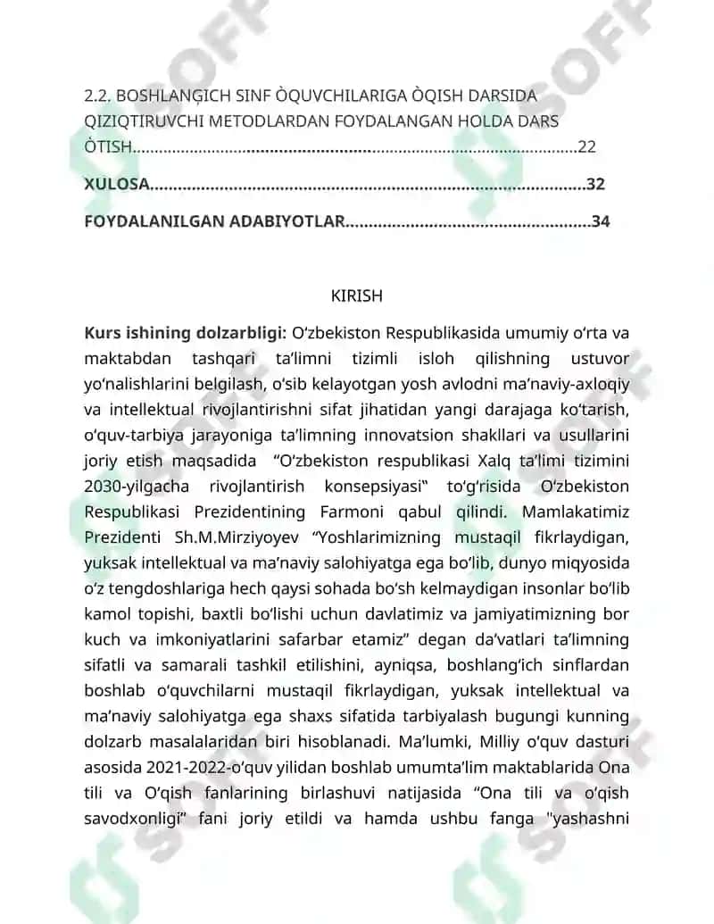 O’QISH DARSLARIDA "OLTIN KUZ" MAVZUSINI ÒRGANISH 2