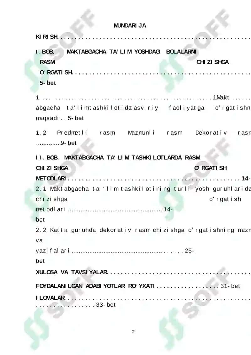 MAKTABGACHA TAʻLIM YOSHDAGI BOLALARNI RASM CHIZISHGA OʻRGATISH 2