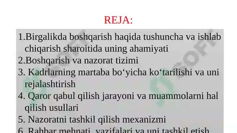 INSON RESURSLARINI BOSHQARISHDA BOSHQARISH VA NAZORAT 2