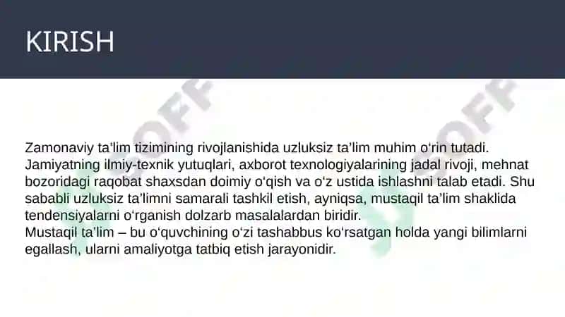 Zamonaviy ta’lim tizimi 2