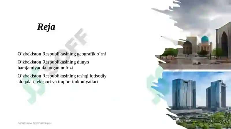 O‘zbekistonning dunyo siyosiy xaritasida tutgan oʻrnini baholash 2