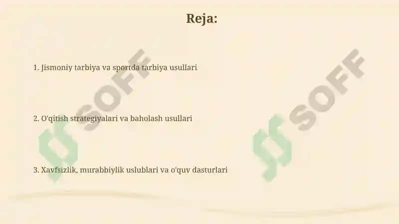 Jismoniy Tarbiya va sport sohasida qo’llaniladigantarbiyametodlari 2